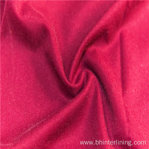 Fusible colored woven interlining and interfacing fabric